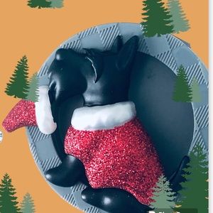 Bath and Body Works Holidog Scottie Scentables Car Freshener Clip